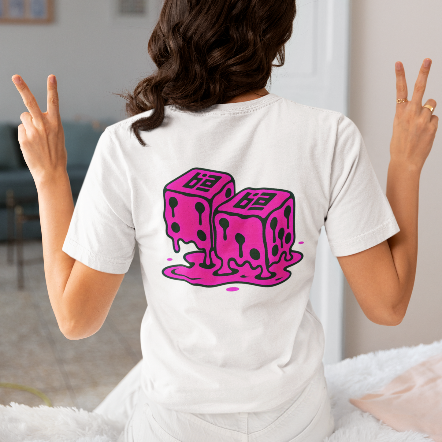 Melting Dice T-Shirt - Bettor Apparel
