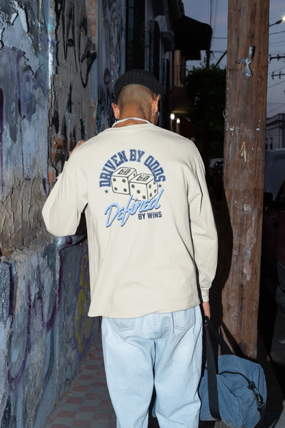 Driven by Odds, Defined by Wins Long Sleeve T-Shirt - Bettor Apparel