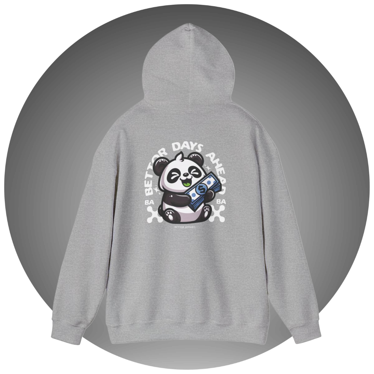 Bettor Days Ahead Panda Hoodie - Bettor Apparel