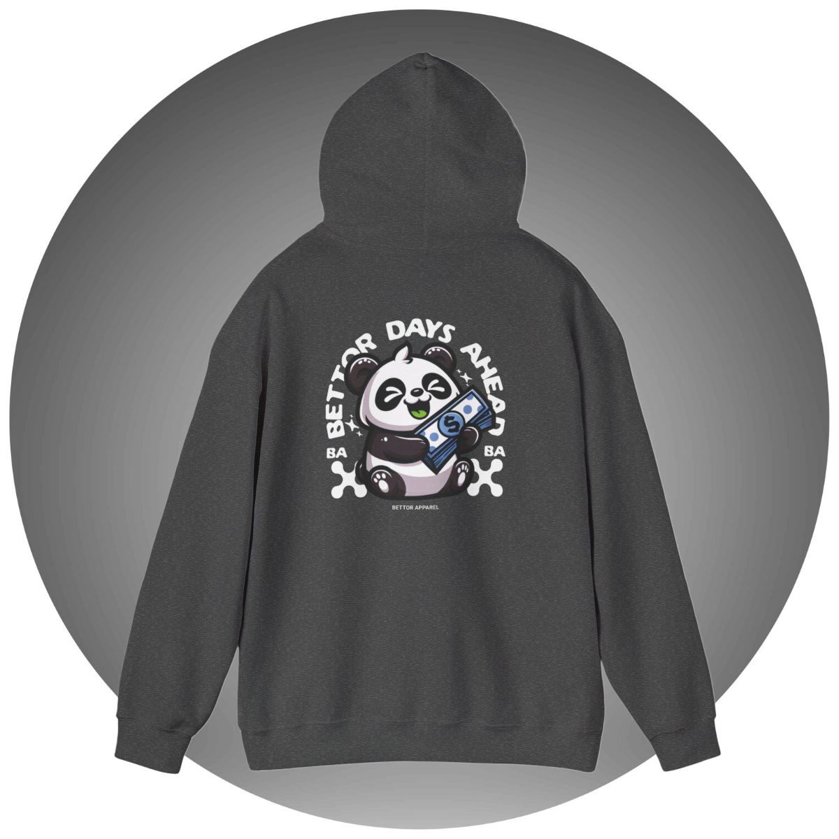 Bettor Days Ahead Panda Hoodie - Bettor Apparel
