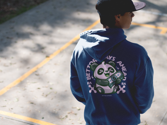 Bettor Days Ahead Panda Hoodie - Bettor Apparel
