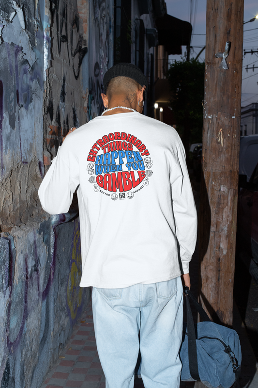 Extraordinary Things Happen When You Gamble Long-Sleeve - Bettor Apparel