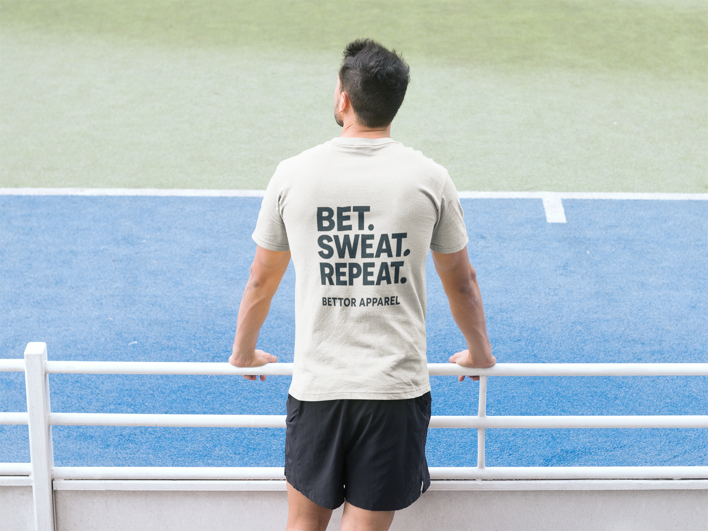 Bet. Sweat. Repeat. T-shirt - Bettor Apparel