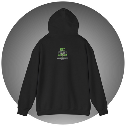 Bet. Sweat. Repeat. Green Edition Hoodie - Bettor Apparel