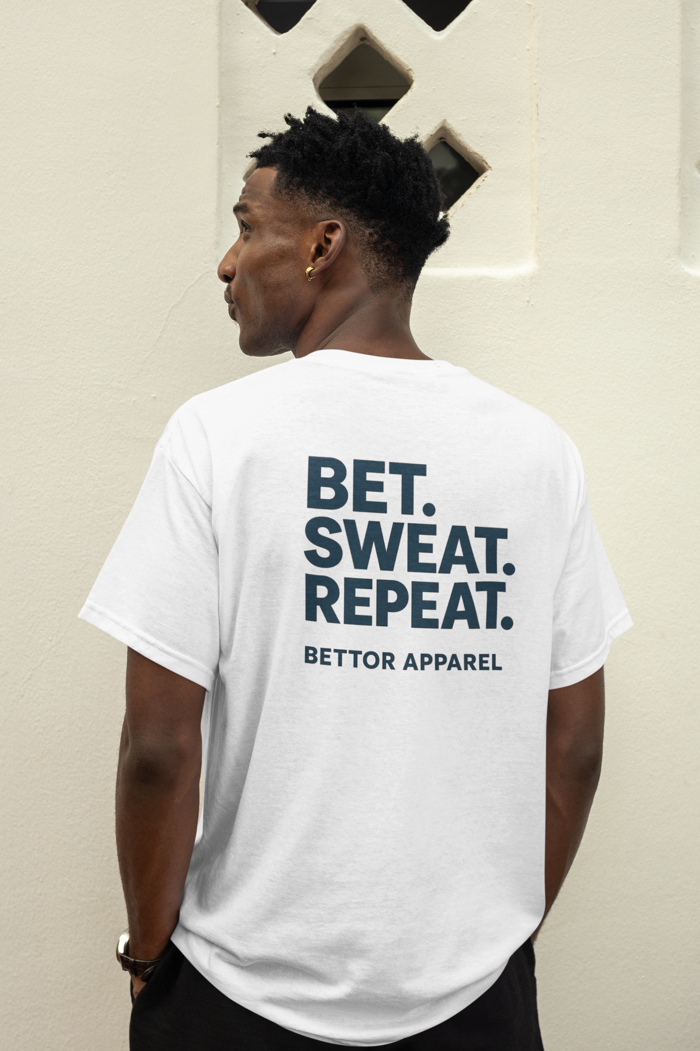 Bet. Sweat. Repeat. T-shirt - Bettor Apparel