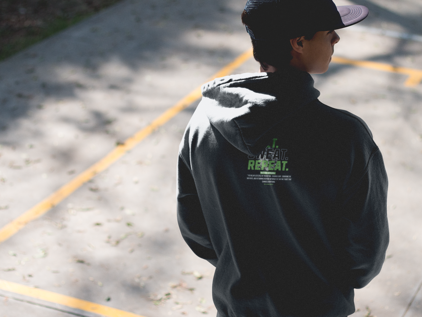 Bet. Sweat. Repeat. Green Edition Hoodie - Bettor Apparel